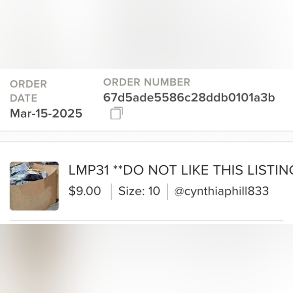 Just For Cynthiaphill833 $9 - Picture 1 of 1